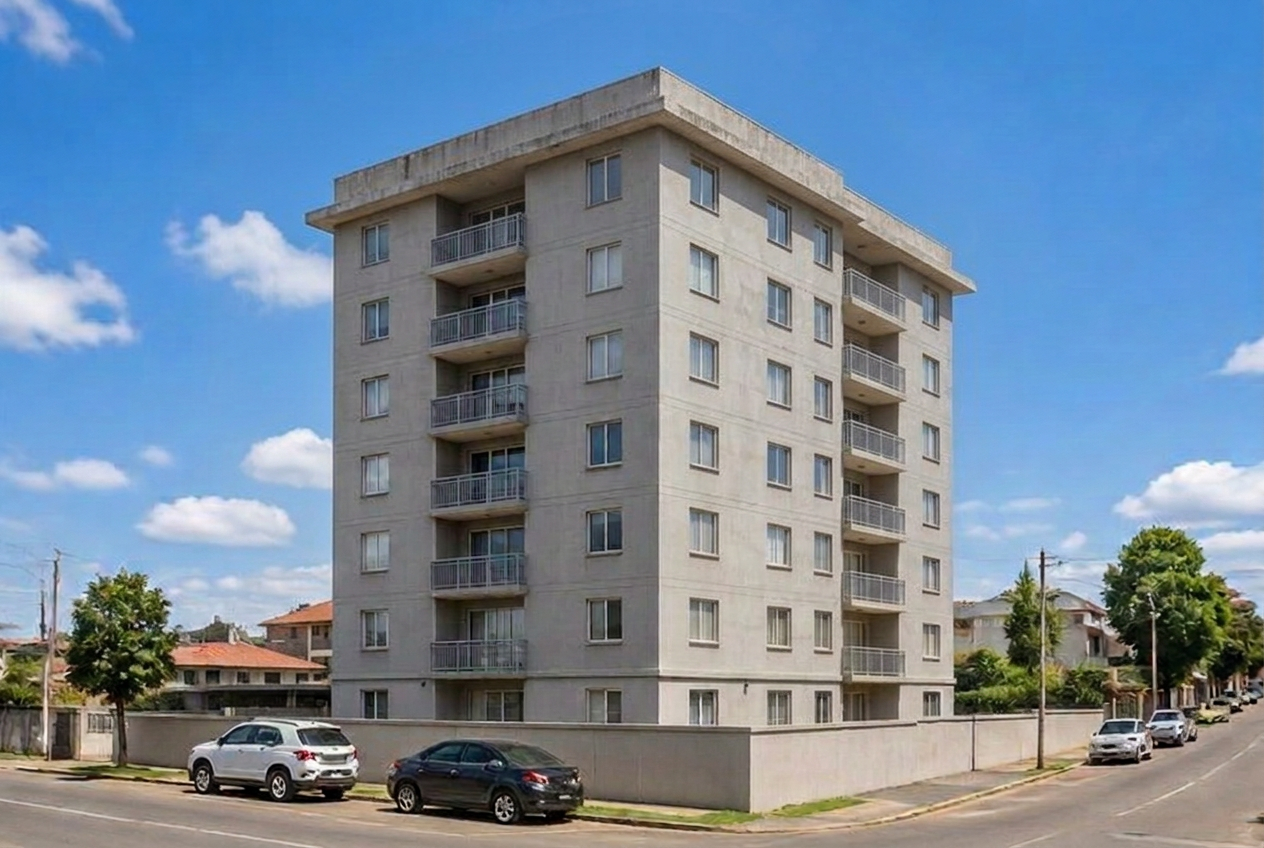 Medium-cost apartment building: Urban apartment homes